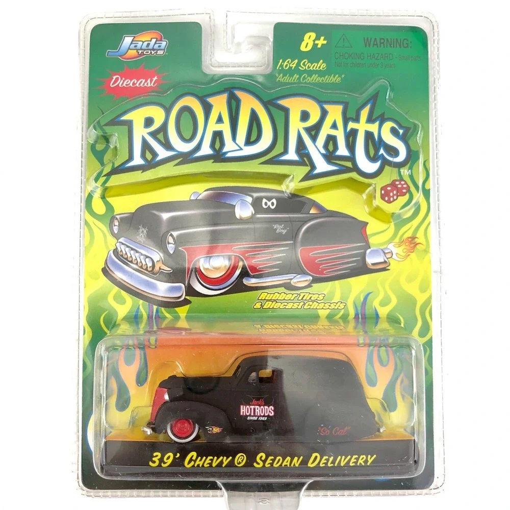 Jada Road Rats 39 1939 Chevy Sedan Delivery Black‎ Jack's Hot Rods Die Cast 1/64